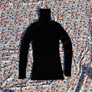 Ribbed Turtleneck Sweater